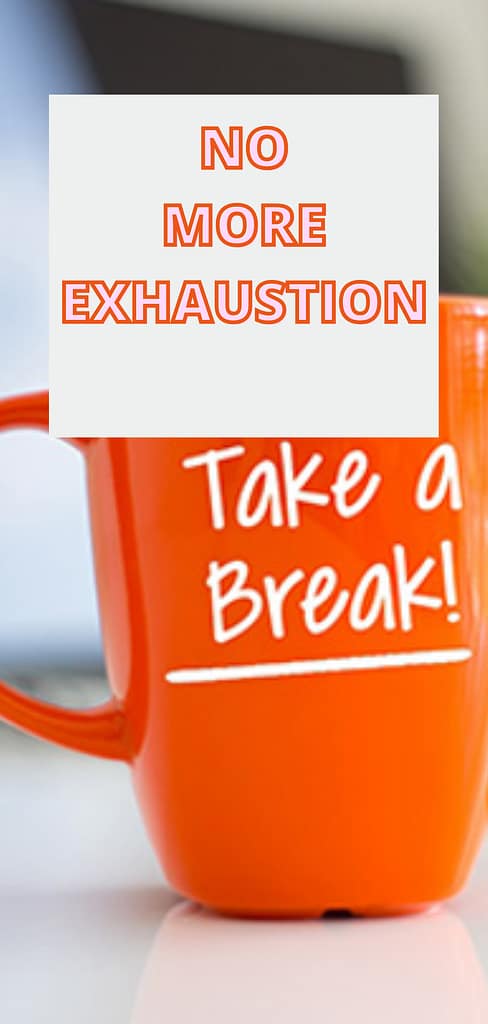 Pinterest pin for taking a break