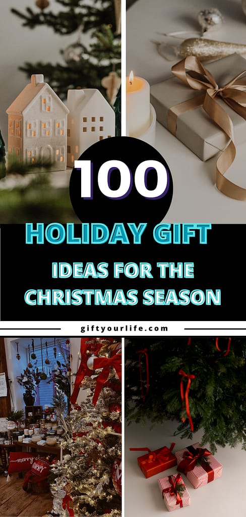 Pinterest pin for 100 Christmas gift ideas