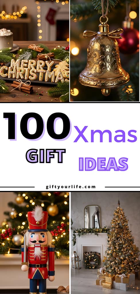Pinterest pin for 100 Christmas gift ideas