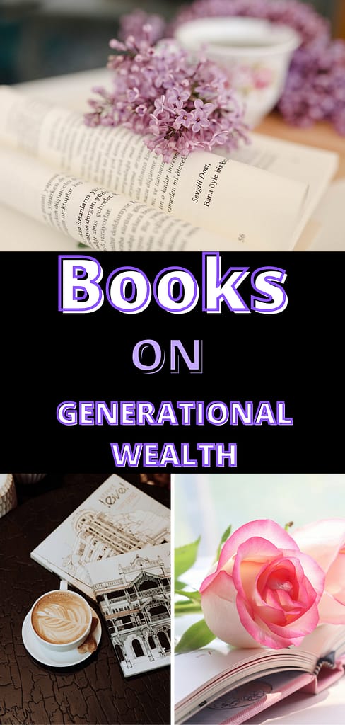 Pinterest pin for books on generational wealth